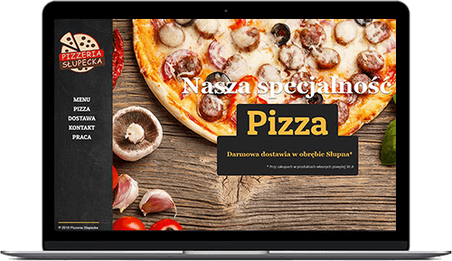 Profesjonalne strony internetowe - przykład Pizzeria-Słupecka
